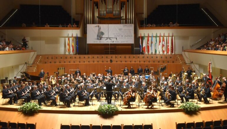 La Sociedad Unión Musical de Almansa presente en el 137 Certamen Internacional de Bandas ‘Ciutat de València’