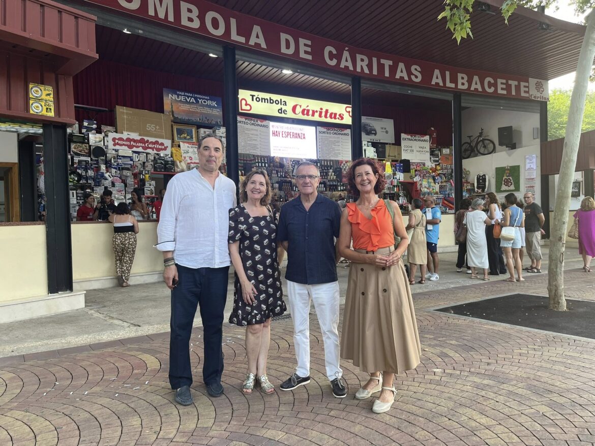Tómbola de Cáritas Albacete recauda fondos con sorteo de más de 730.000 boletos.