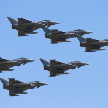 Eurofighter sobrevolarán Albacete en el inicio de la Feria y el 150º aniversari...