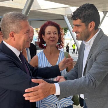 Hemos acompañado al presidente de Junta de Comunidades de Castilla-La Mancha, E...