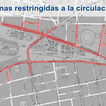 EN ROJO zonas restringidas a la circulación a partir de la mañana del día 7 se s...