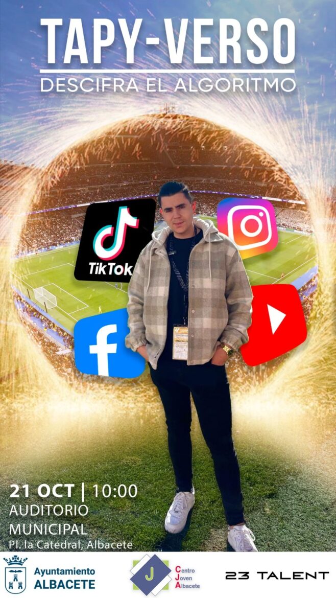 Taller ‘Tapy-verso’ para reflexionar sobre el uso de redes sociales
 21 de octu...