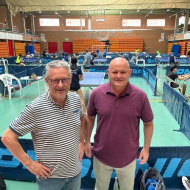 El Pabellón Feria ha acogido el VII Torneo Internacional de Tenis de Mesa, orga...