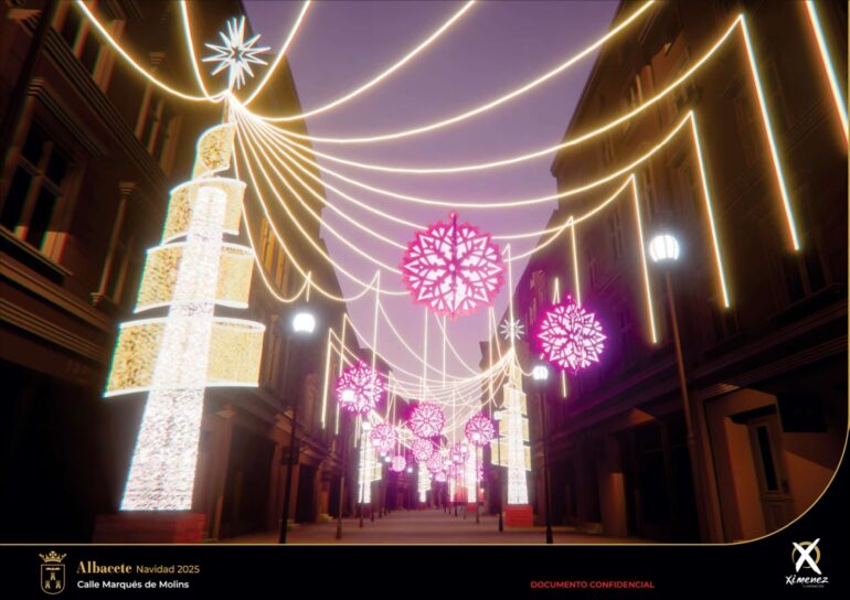 La Navidad de Albacete será más espectacular que nunca gracias a la nueva ilumi...