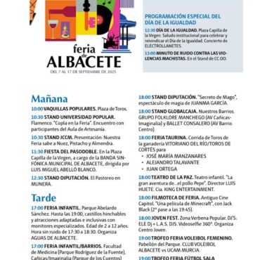 Hoy, 12 de septiembre, seguimos disfrutando de la Feria de Albacete con una pro...