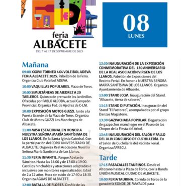 ¡#Albacete está en Feria! 

 Hoy, 8 de septiembre, seguimos disfrutando de la Fe...
