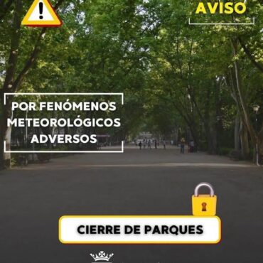 Habiendo comunicado la AEMET situación de aviso amarillo por riesgo de tormentas...