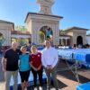 Albacete disfruta exhibición de trampolín en la Feria frente a Puerta de Hierros