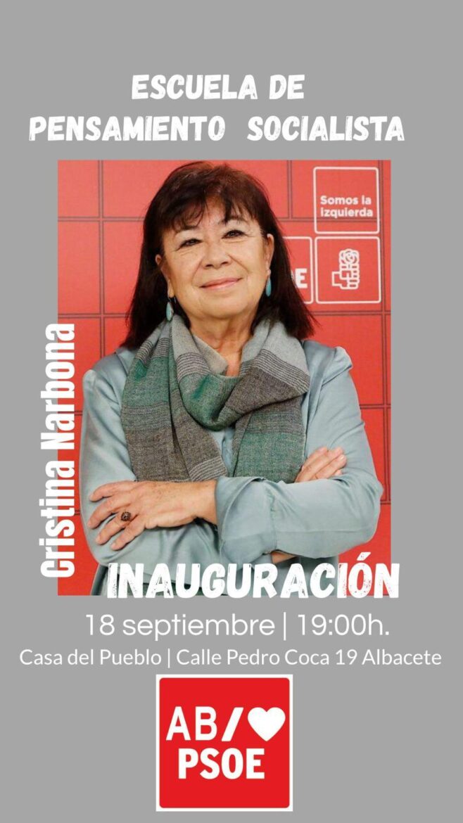 Inauguración de la 'Escuela de Pensamiento Socialista', con la presidenta federa...
