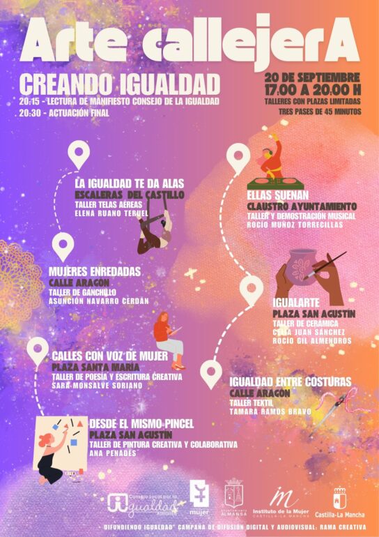 Almansa celebrará la primera jornada de Arte CallejerA para visibilizar a mujeres artistas y artesanas