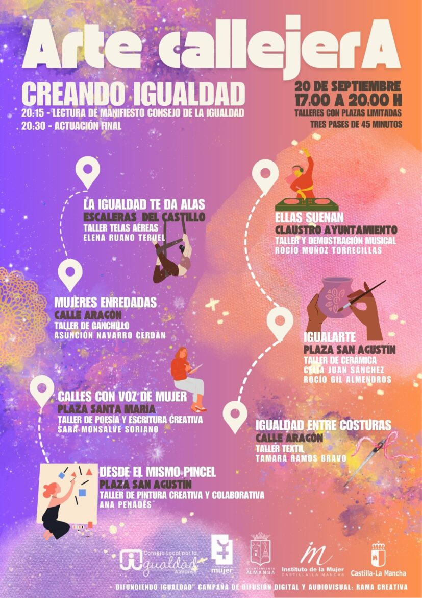 Almansa celebrará la primera jornada de Arte CallejerA para visibilizar a mujeres artistas y artesanas