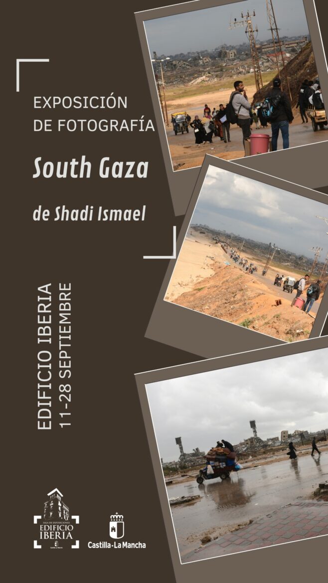 La Sala Iberia acoge la exposición ‘South Gaza’ del fotógrafo Shadi Ismael, un testimonio directo del genocidio en Gaza - SURCO CLM, Diario digital