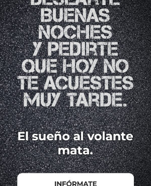 Campaña Somnolencia