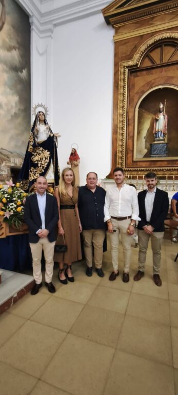 El diputado provincial Juan Ángel Martínez y el alcalde de.Socovos Francisco Gar...