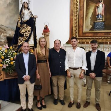 El diputado provincial Juan Ángel Martínez y el alcalde de.Socovos Francisco Gar...