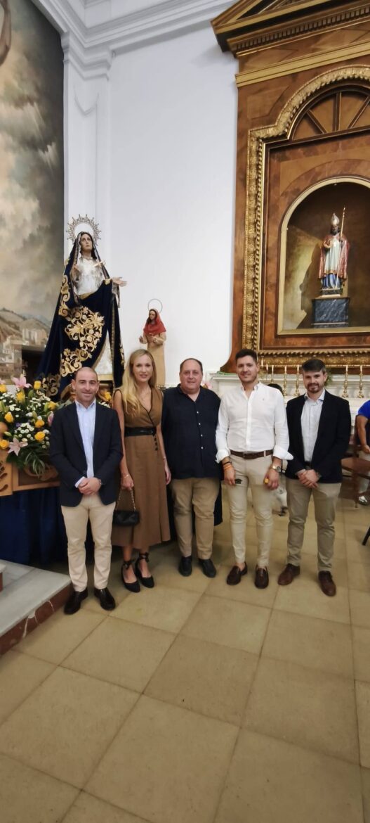 El diputado provincial Juan Ángel Martínez y el alcalde de.Socovos Francisco Gar...