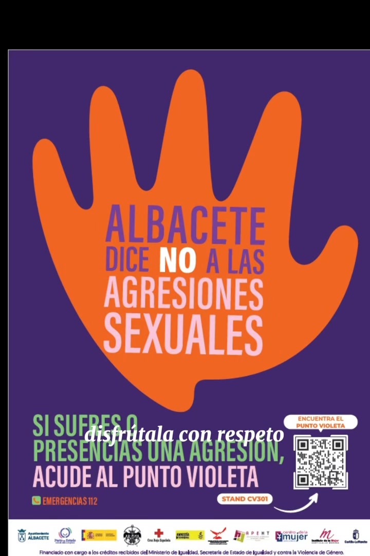 En la Feria de Albacete decimos:
 SÍ al respeto
 SÍ a la igualdad
 SÍ a la diver...
