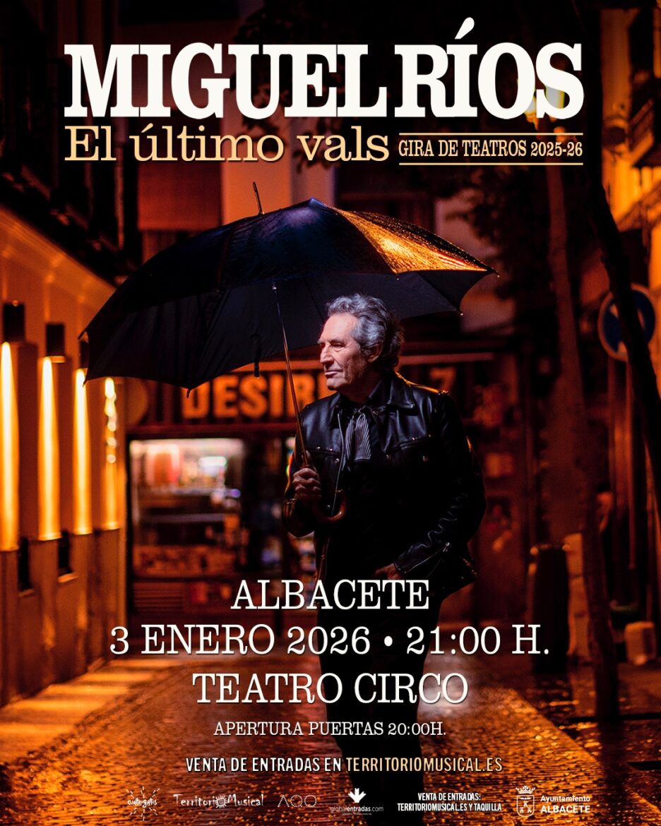Miguel Ríos regresa a Albacete con su gira ‘El último vals’, un hito de la Navi...