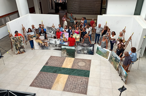 Tarazona de La Mancha inspira a los artistas del VI Concurso de Pintura Rápida ‘Vinos de La Mancha’ - SURCO CLM, Diario digital
