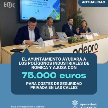 Mejores condiciones de seguridad para Romica y Ajusa gracias al apoyo municipal...