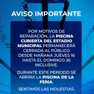 La piscina cubierta del Carlos Belmonte cierra temporalmente por una avería en ...