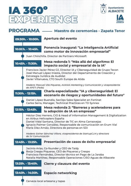 Albacete será el epicentro de la innovación y la inteligencia artificial este 2...