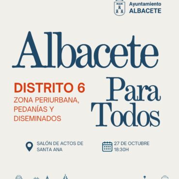 ¡Esta tarde sigue el programa "Albacete Para Todos"!

 Asambleas abiertas para e...