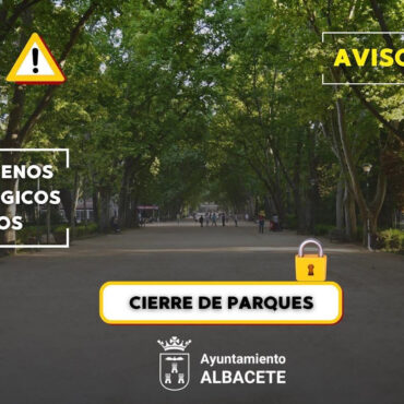 Habiendo comunicado de nuevo la AEMET la situación de aviso amarillo en Albacete...