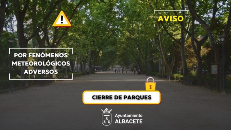 Habiendo comunicado la AEMET la situación de aviso amarillo en Albacete desde la...