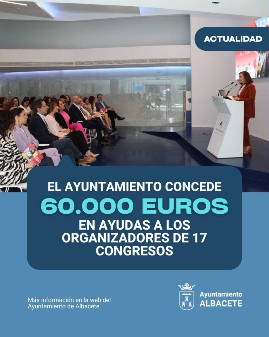 Albacete apuesta por el turismo MICE con 60.000 euros en ayudas.

La Junta de G...