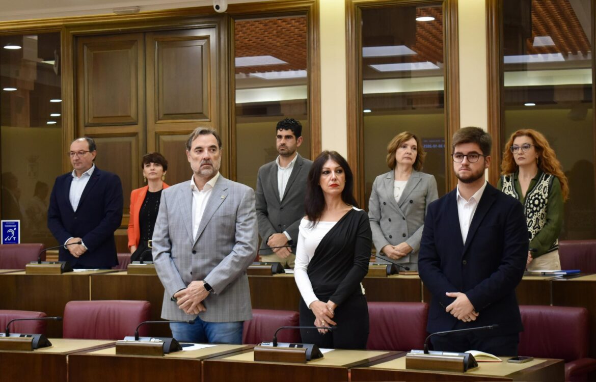 #ViolenciaMachista 
El #Pleno del Ayuntamiento de #Albacete ha vuelto a inicia...