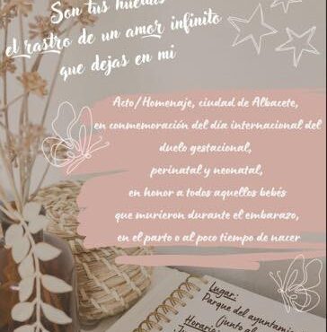 Un año más se rinde homenaje por la muerte gestacional, perinatal y neonatal en ...