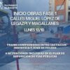 Albacete inicia obras en calles Miguel López de Legazpi y Magallanes el 13