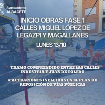 Mañana, lunes día 13, se inicia la primera fase de las obras de renovación de l...
