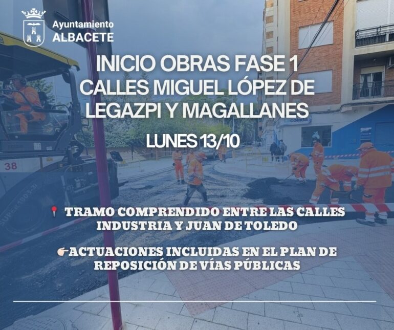 Mañana, lunes día 13, se inicia la primera fase de las obras de renovación de l...