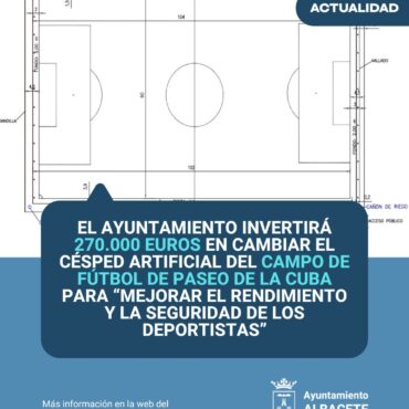 El Ayuntamiento mejora el campo ‘Ginés Meléndez’ del Paseo de la Cuba.

El Ayunt...