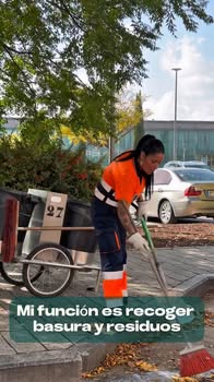 ud83euddf9 Ella es Rosa y trabaja en el Servicio de Limpieza Viaria del Ayunta...