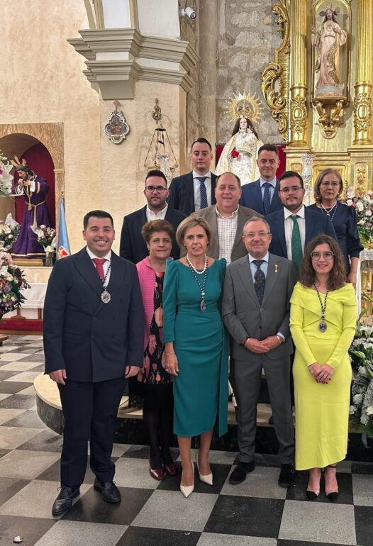 El diputado nacional Antonio Martínez Gómez, junto al diputado provincial Juan Á...