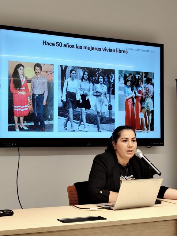 Nuestra concejala Anabel Garrido ha asistido a la conferencia de Khadija Amin, p...
