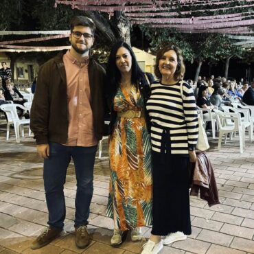 La concejala María José López y el concejal Diego Aroca estuvieron en la noche ...