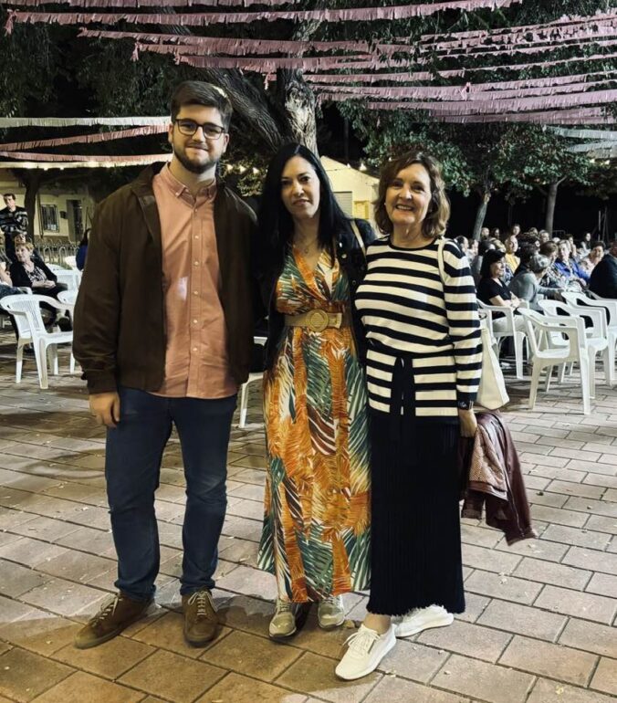 La concejala María José López y el concejal Diego Aroca estuvieron en la noche ...