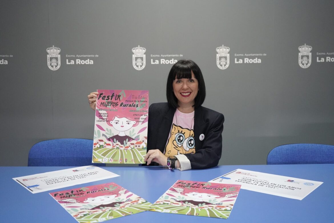 La Roda celebra el V ‘Fest LR Mujeres Rurales’ con actividades, música y gastronomía




1 de octubre, 2025





AyuntamientoCentro de la MujerCulturaExposiciónFestejosIgualdad