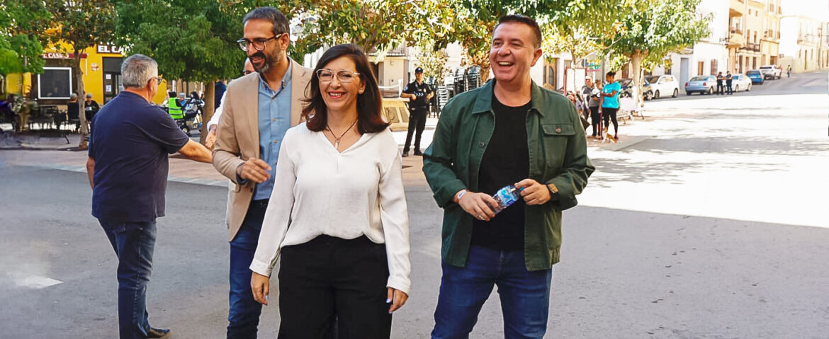Gutiérrez respalda recuperar en Tobarra “el tiempo perdido“ tras dos años de retroceso y parálisis del PP: “Hay que poner el acelerador”