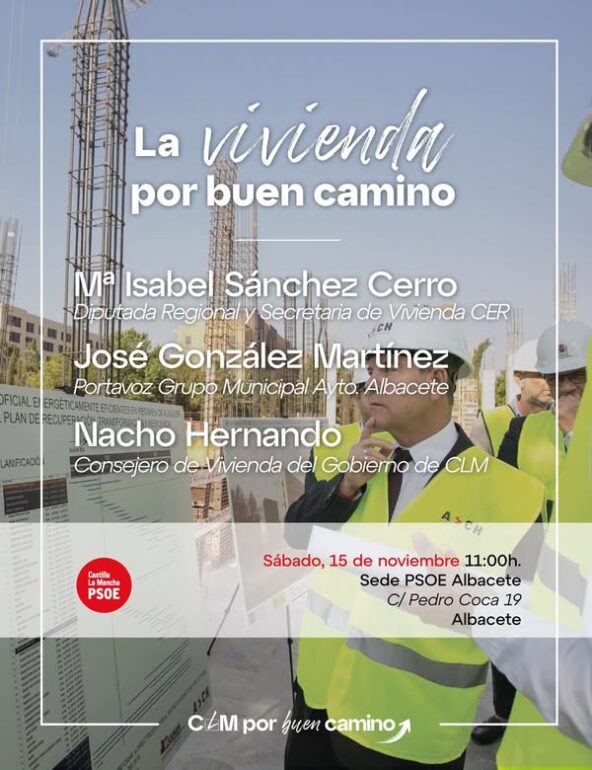 La Casa del Pueblo en Albacete  acoge el acto público  ‘Por buen camino’.

Sábad...