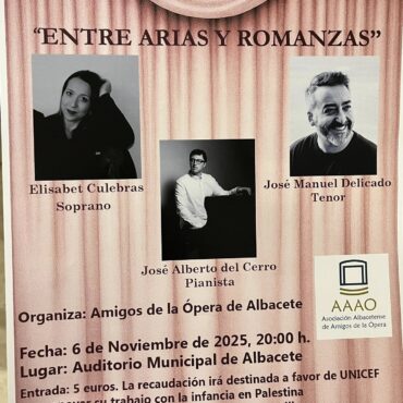 La Asociación Amigos de la Ópera de Albacete ha organizado una gala lírica "entr...