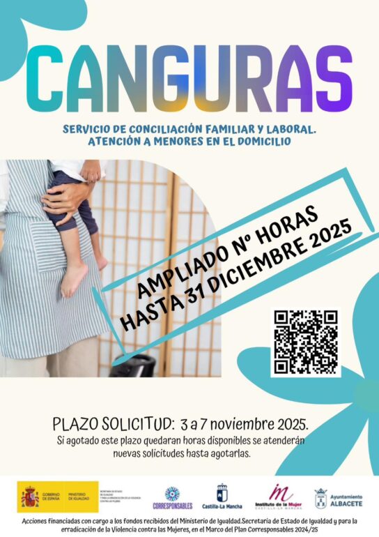 Ampliación de horas del servicio ”canguras”, cuidado de menores ene le domicio p...