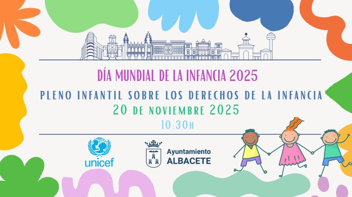 Pleno Infantil del Ayuntamiento de Albacete del 20 de noviembre sobre los Derec...