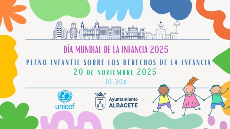Pleno Infantil del Ayuntamiento de Albacete del 20 de noviembre sobre los Derec...