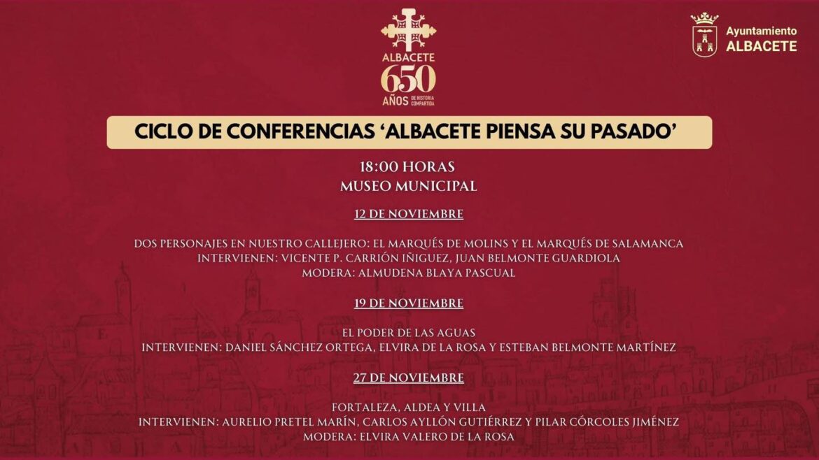 𝐂𝐨𝐧𝐭𝐢́𝐧𝐮𝐚 𝐞𝐥 𝐜𝐢𝐜𝐥𝐨 𝐝𝐞 𝐜𝐨𝐧𝐟𝐞𝐫𝐞𝐧𝐜𝐢𝐚𝐬 ❞𝐀𝐥𝐛𝐚𝐜𝐞𝐭𝐞 𝐩𝐢𝐞𝐧𝐬𝐚 𝐬𝐮 𝐩𝐚𝐬𝐚𝐝𝐨❞ 

En el marco de...