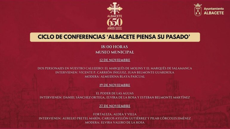 𝐂𝐨𝐧𝐭𝐢́𝐧𝐮𝐚 𝐞𝐥 𝐜𝐢𝐜𝐥𝐨 𝐝𝐞 𝐜𝐨𝐧𝐟𝐞𝐫𝐞𝐧𝐜𝐢𝐚𝐬 ❞𝐀𝐥𝐛𝐚𝐜𝐞𝐭𝐞 𝐩𝐢𝐞𝐧𝐬𝐚 𝐬𝐮 𝐩𝐚𝐬𝐚𝐝𝐨❞ 

En el marco de...